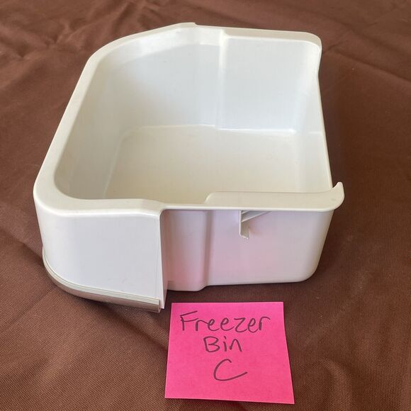 FRIGIDAIRE Side-By-Side Refrigerator White Door Freezer Replace Bin #2153905 C - Picture 3 of 12